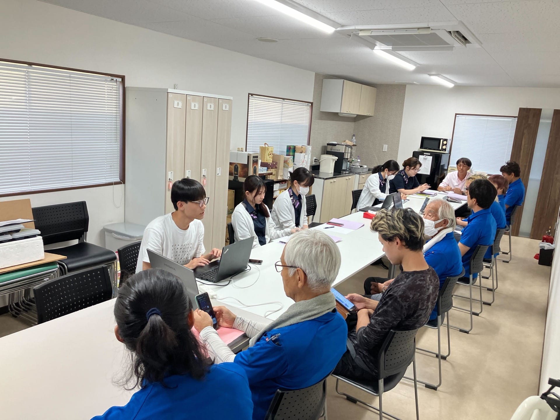 社員説明会の様子